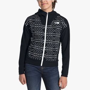 North Face Glacier Full Zip Hoodie Diamond Print L